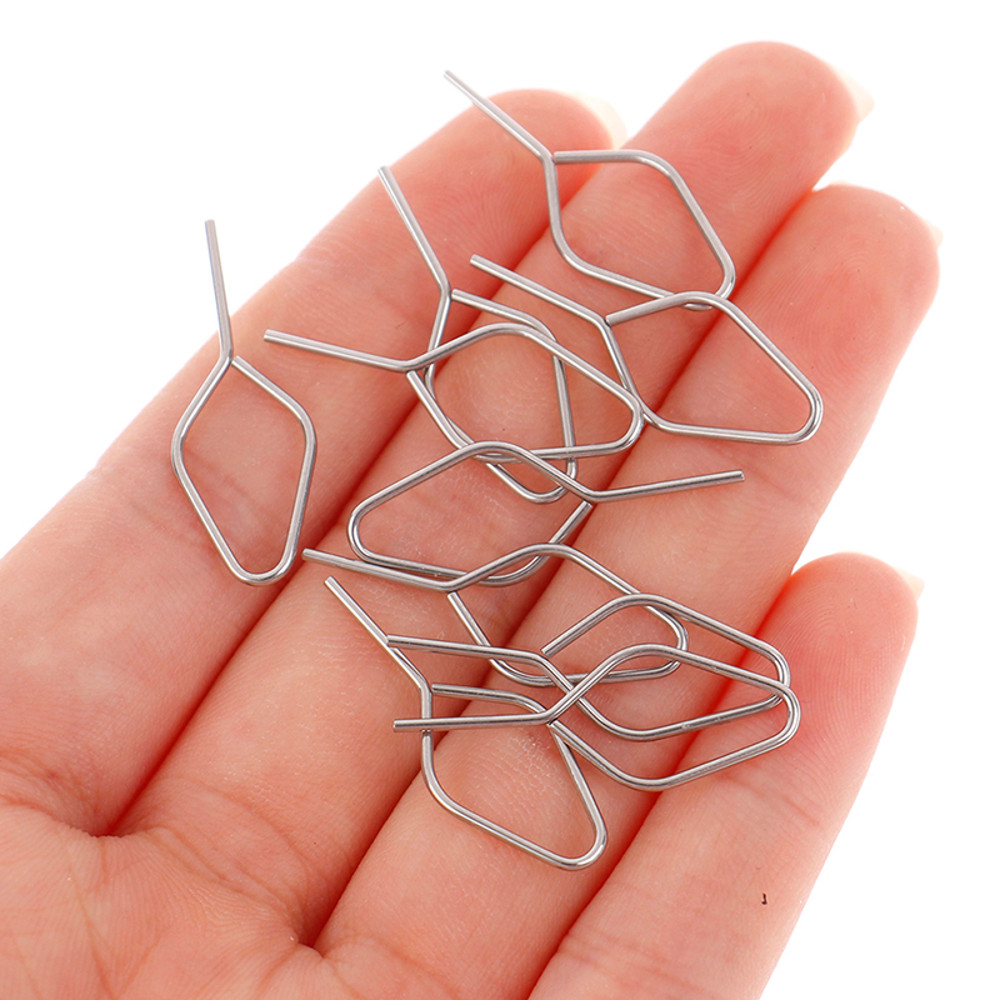 10Pcs Universal Metal Sim Card Tray Pin Eject Removal Tools, Phone Needle Opener, Ejector Key for Smartphones