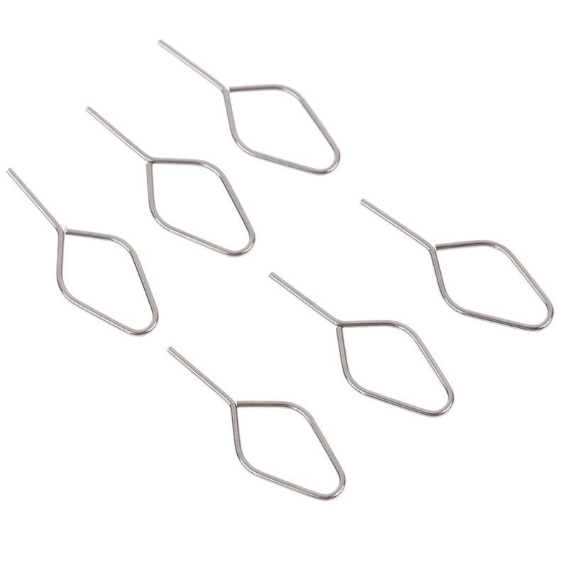 10Pcs Universal Metal Sim Card Tray Pin Eject Removal Tools, Phone Needle Opener, Ejector Key for Smartphones