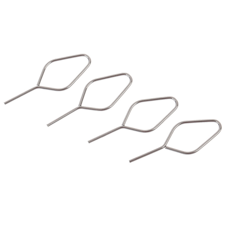 10Pcs Universal Metal Sim Card Tray Pin Eject Removal Tools, Phone Needle Opener, Ejector Key for Smartphones