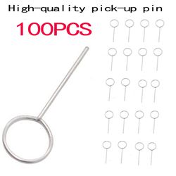 100pcs sim card ejector tool pin, universal phone remover pick-up tray opener for iphone 13, xiaomi, samsung, huawei