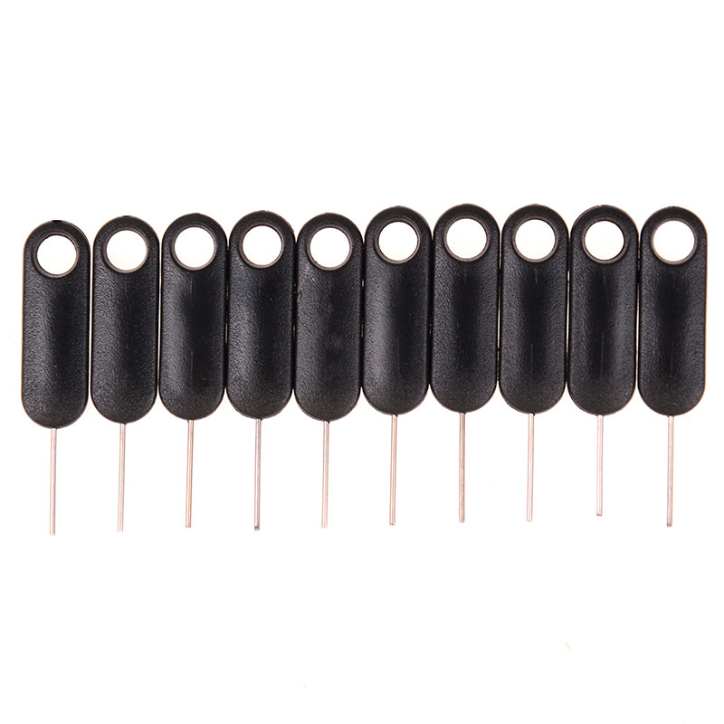 10pcs Universal Sim Card Tray Pin, Sim Card Ejecting Removal Needle Opener, Ejector Tool for Smartphones