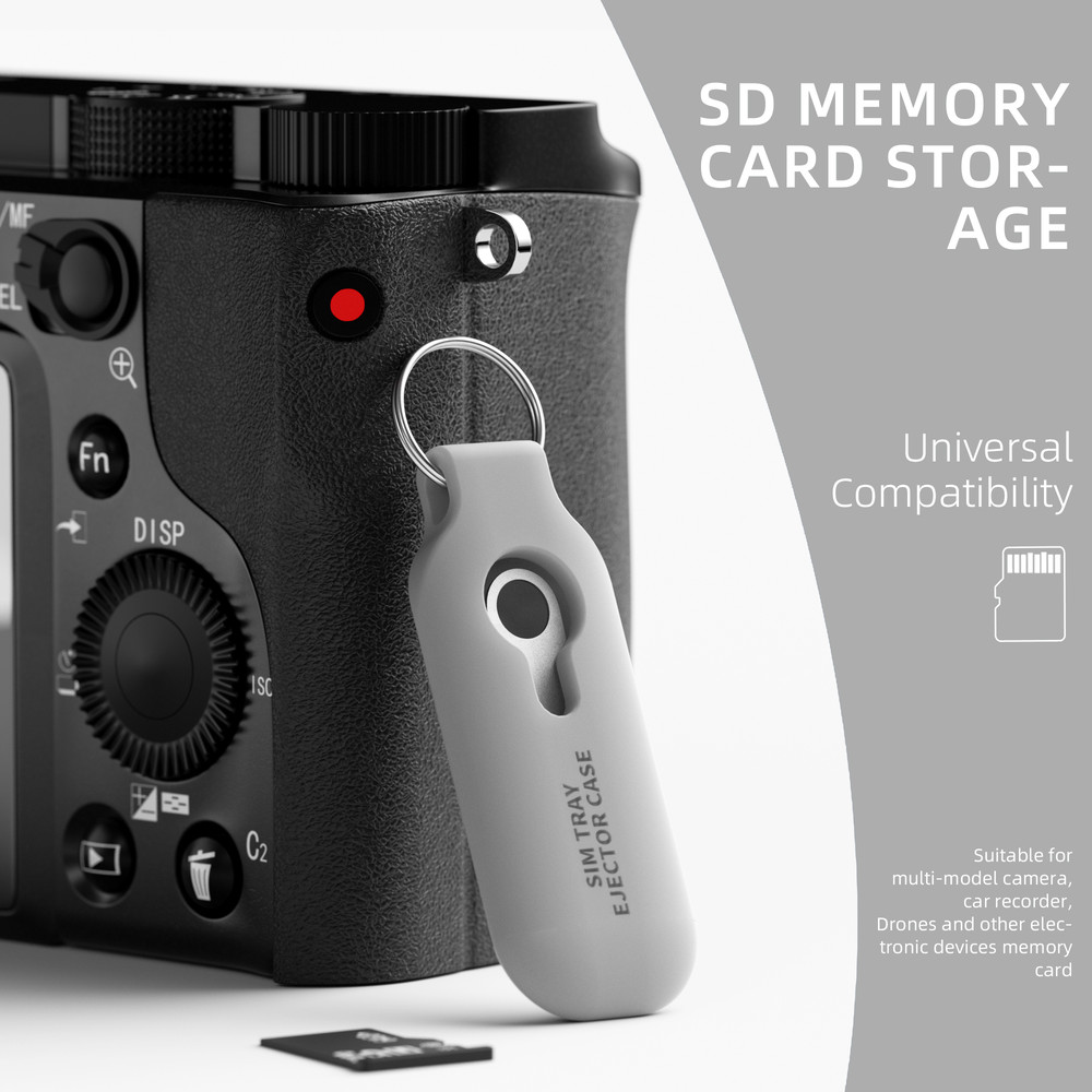 10 Pack SIM Card Eject Pin Removal Tools, Fits All iPhone, Samsung, Android Cell Phones, Mobile SIM Tray Opener