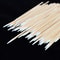 Wood Cotton Swab Clean Sticks For Nails Art Cuticle Pusher Head Manicure Corrector Nail Polish Remo 2