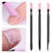 Quartz Double End Nail Cuticle Pusher, Dead Skin Remover Hangnails Trimmer, Manicure Nail Care Tool Grinding Rod
