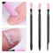 Quartz Double End Nail Cuticle Pusher, Dead Skin Remover Hangnails Trimmer, Manicure Nail Care Tool Grinding Rod