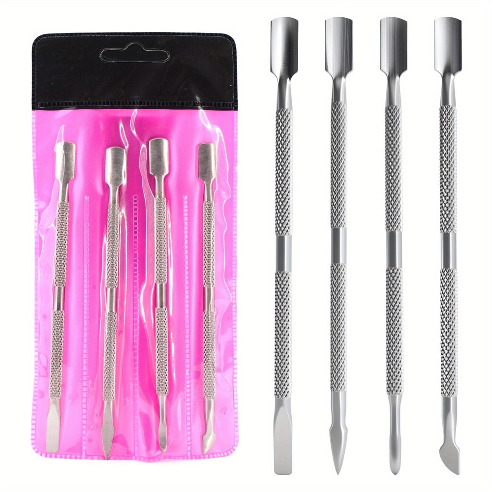 Stainless Steel Cuticle Remover And Cutter Cuticle Pusher Nail Cleaner Durable Manicure And Pedicur 0