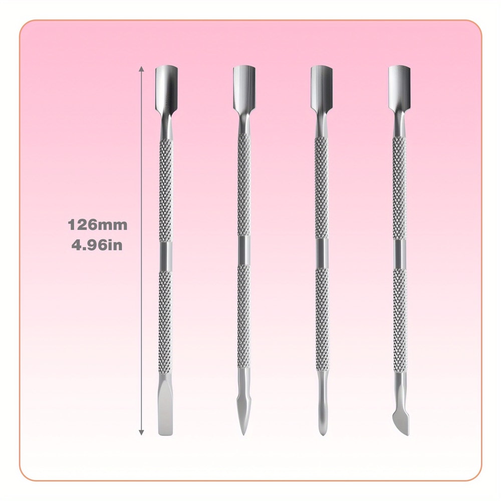 Stainless Steel Cuticle Remover And Cutter Cuticle Pusher Nail Cleaner Durable Manicure And Pedicur 3