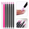 Quartz Nail Cuticle Pushers, Manicure Stick Nail Files, Grinding Pen Dead Skin Remover for Natural Nail Care Tools