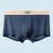 Men Breathable Boxer Shorts Underwear, Youth Elastic Panty, Thin Letters Printing Belt Underpants for Men