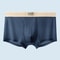 Men Breathable Boxer Shorts Underwear, Youth Elastic Panty, Thin Letters Printing Belt Underpants for Men