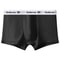 Mens 5 Pack Polyester Boxers Underwe Waistband, Solid Color Boxer Briefs, Lightweight Quick Dry Underwear Multipack