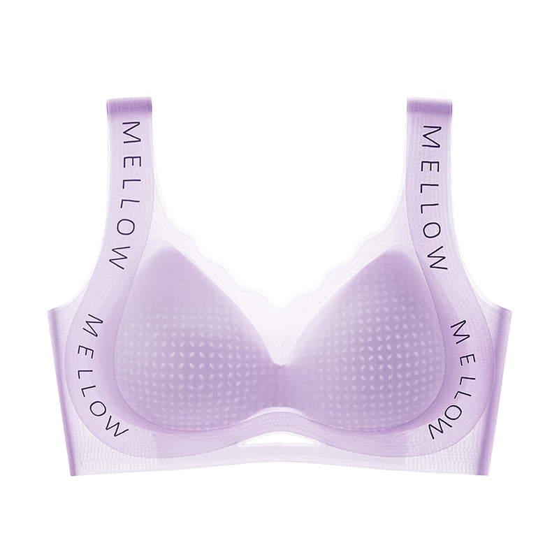 Ultra Thin Large Size Traceless Underwear For Women Breathable Cool Tube Top Bra No Steel Ring Ches 7
