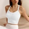 Women Cloud Rise Workout Sports Bra Gym Yoga Crop Top Fitness Training Vest Shirt Running Sportswea 5
