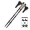 2PCS Telescopic Alpenstock 7075 Aluminum Alloy, Nordic Walking Poles Trek Pole, Hiking Stick Senderismo Shooting Crutch