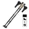 2PCS Telescopic Alpenstock 7075 Aluminum Alloy, Nordic Walking Poles Trek Pole, Hiking Stick Senderismo Shooting Crutch