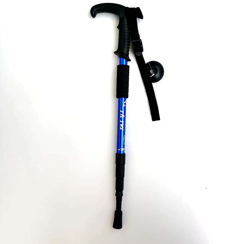 Hiking Poles Aluminum Alloy Adjustable Height, Outdoor Camping Trekking Stick, Mountain Climbing Travel Handle