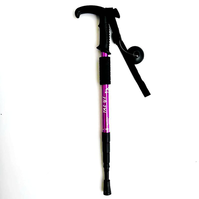 Hiking Poles Aluminum Alloy Adjustable Height, Outdoor Camping Trekking Stick, Mountain Climbing Travel Handle