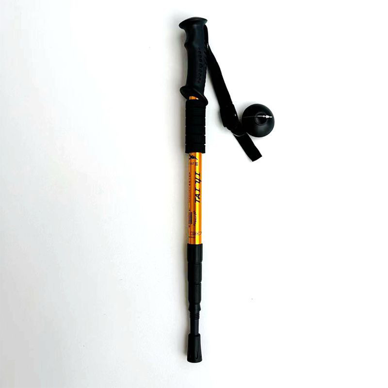 Hiking Poles Aluminum Alloy Adjustable Height, Outdoor Camping Trekking Stick, Mountain Climbing Travel Handle