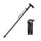 Folding Cane Crutches Pole for Elderly, Telescopic Walking Stick Outdoor Hiking, Trekking Poles Aluminum Alloy Metal