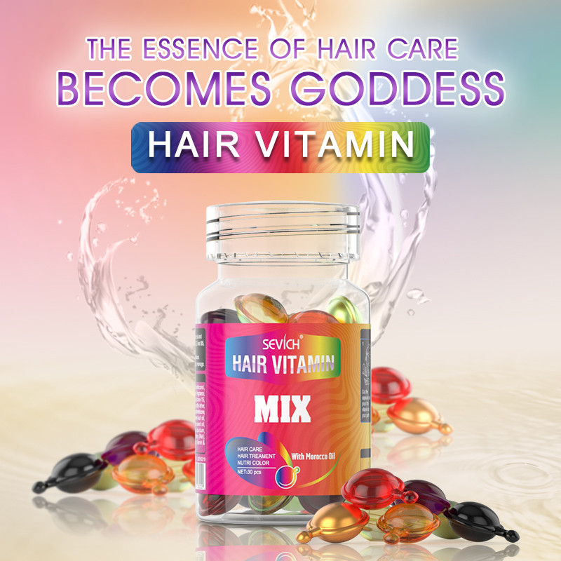 Sevich Mix Hair Vitamin Capsule, Hair Treatment Oil for Damaged Hair, Smooth Hair Care Serum with Keratin Complex