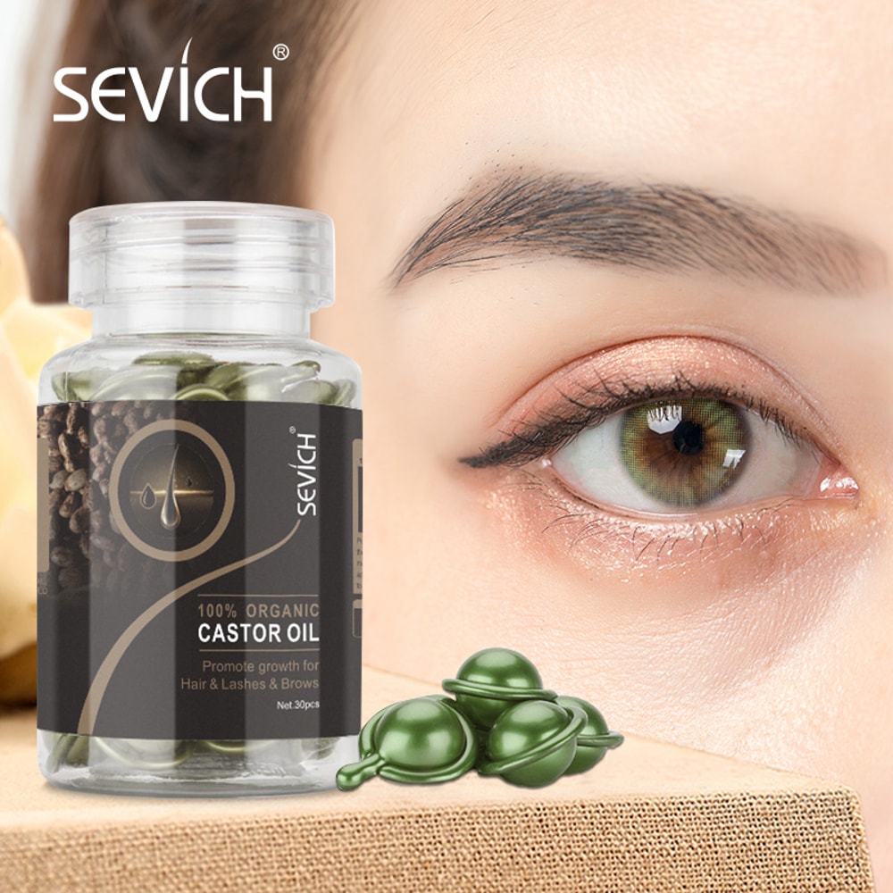 Sevich Hair Serum with Polygonum Multiflorum, Ginger Hair Growth Capsules, Vitamin Oil Repair Treatment for Damaged Hair