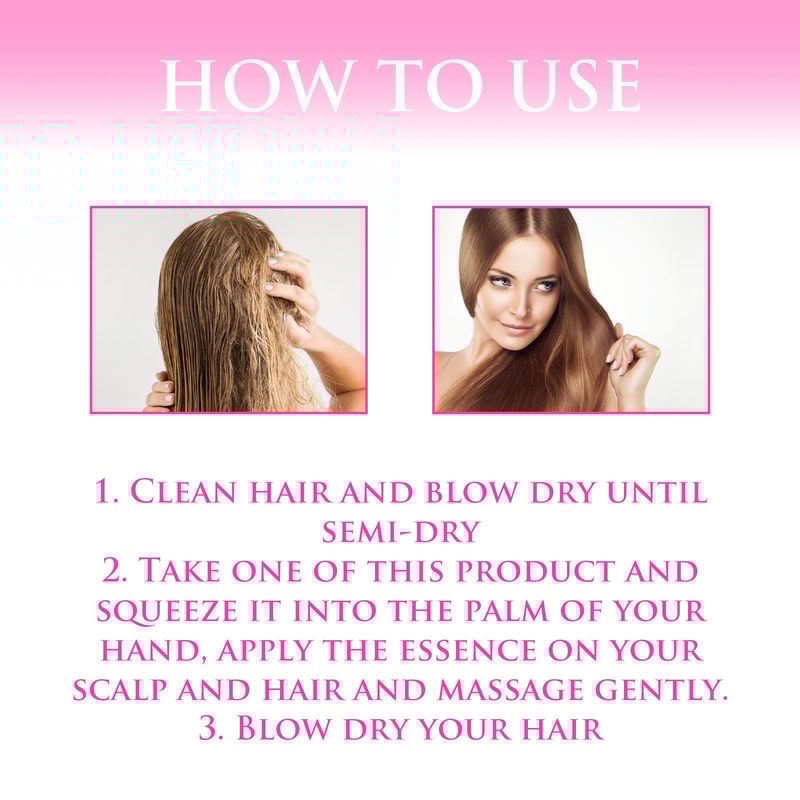 Hair Serum For Women Men Hot Sale Leave No Rinse Hair Vitamin Capsules Smooth Moisturizing Glossy H 1