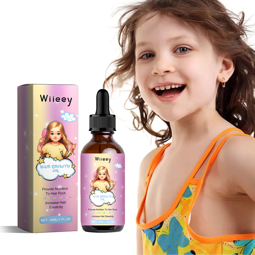 Vitamin E Hair Growth Oil, Strengthen Roots, Reduce Loss, Repair Damaged Hair, Frizz Control, Scalp Soothing Oil