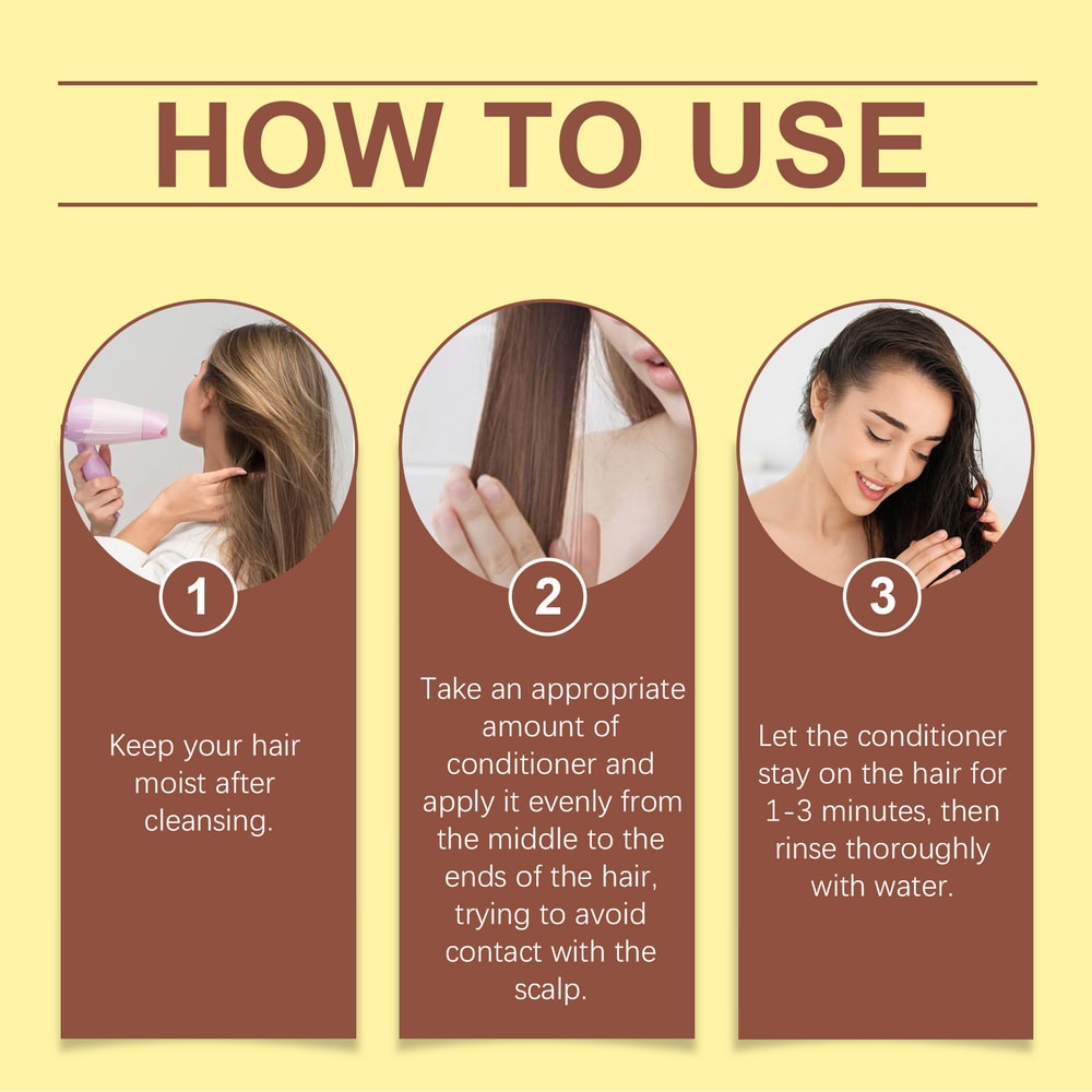 Vitamin E Hair Care Set Natural Rosemary For Hair Growth Enhance Fullness Strengthening Root Soften 3