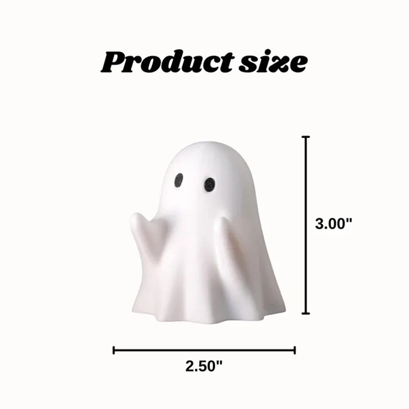 Ghost Pen Holder Cute Resin Desktop Organizer For Office  Home Halloween Decor And Creative Gift Id 4