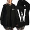 Nevermore Academy Hoodie Wednesday Addams Style Unisex Oversized Zip Up Sweatshirt For Cosplay Cas 1