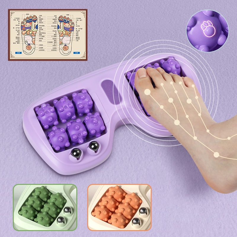 Ultimate Foot Pain Relief Massager Magnetic Bead Roller With MultiPoint Acupressure For Deep Tissue 1
