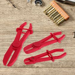 universal hose clamp removal pliers, quick release tool for automotive brake and fuel line repair