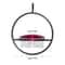 Elegant Hummingbird Feeder with Red Glass Bowl, Outdoor Hanging Drinker to Attract Birds to Garden, Backyard & Patio