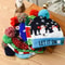 Snowman Knitted Christmas Hat with Colorful LED Lights, Warm Winter Cap for Adults & Kids, Xmas Party Decor and Novelty