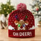 Snowman Knitted Christmas Hat with Colorful LED Lights, Warm Winter Cap for Adults & Kids, Xmas Party Decor and Novelty