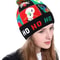Snowman Knitted Christmas Hat with Colorful LED Lights, Warm Winter Cap for Adults & Kids, Xmas Party Decor and Novelty