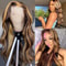 Piano Color Lace Front Wig, 65CM Brazilian Human Hair Honey Body Wave | Undetectable Blonde Lace Wig for a Natural Look