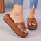 Elevate Your Style: Women's Chunky Sole Summer Sandals, Comfortable Thick-Soled Platform Sandals for All-Day Wear