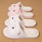 Cute Cartoon Cat Home Slippers for Women, Open Toe Non-Slip Wave Sole Faux Fur Slides for Autumn & Winter