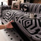 Vintage Interlaced Comfortable Sofa Blanket Bohemian Style Protector For PetFriendly Homes With Ant 7