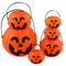 Halloween Pumpkin Buckets 3Pack Portable Candy Holders For Trick Or Treating Ghost Festival Party 1