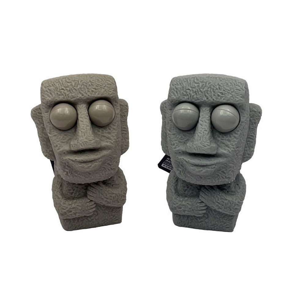Moai Statue Stress Toy SlowRebound Stone Man Squeeze Toy For Anxiety Relief With Funny Interested E 5