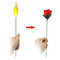 Flame To Rose Magic Trick Professional Torch To Flower Illusion Prop For Magicians Stunning Bar Tri 2