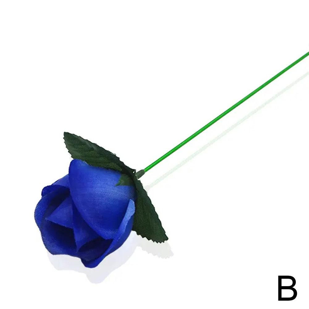 Flame To Rose Magic Trick Professional Torch To Flower Illusion Prop For Magicians Stunning Bar Tri 7