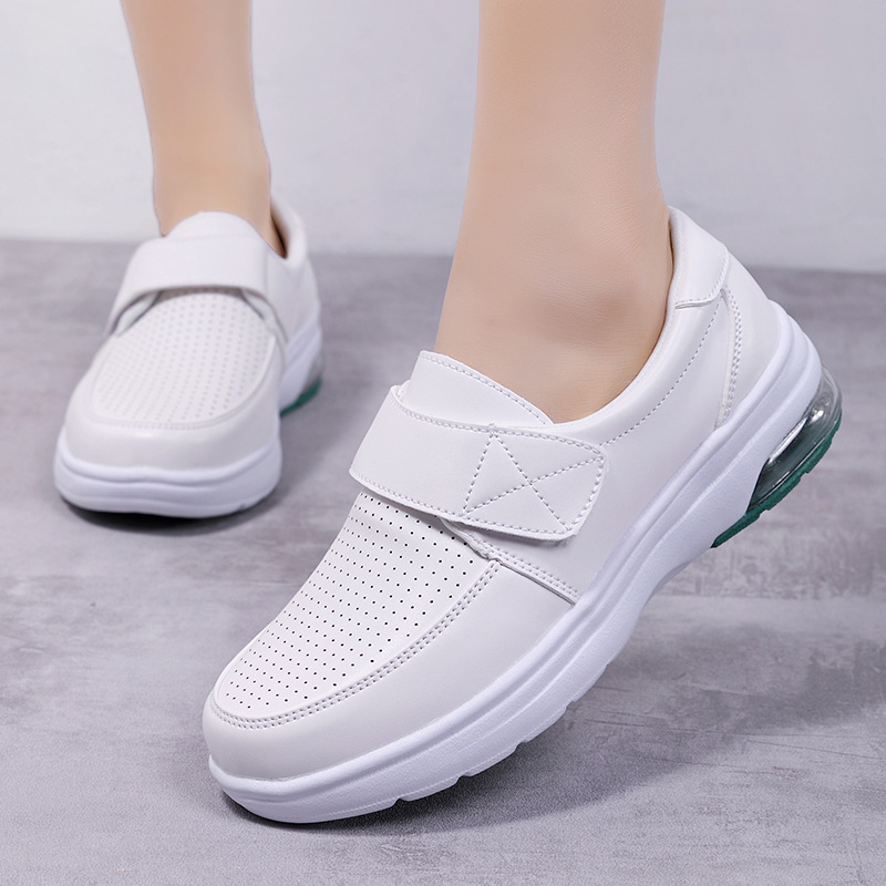 Casual Comfortable Light Shoes,Platform White Shoes Women,Nurse Work Shoes,Non Slip Loafers,Fashion Slip On