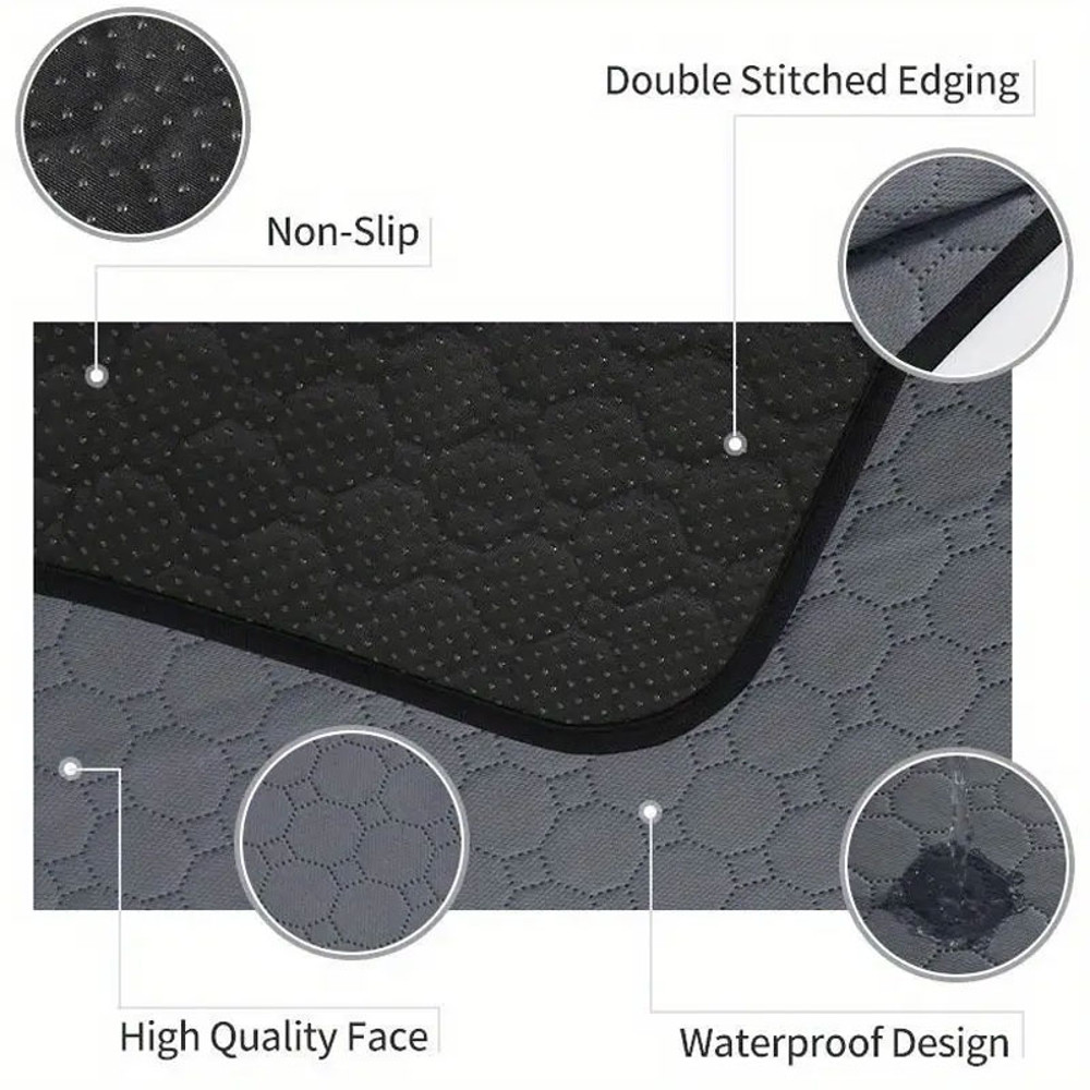 Dog Pee Pad,Reusable Washable Pet Urine Mat,Waterproof Absorbent Puppy Cat Training Diaper,Sofa Car Seat Floor Protector