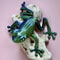 Multi Joint Movable Frog Model, 3D Printed Cute Animal Toy, Glittering Eyes, Realistic Simulation, Room Decor