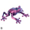 Multi Joint Movable Frog Model, 3D Printed Cute Animal Toy, Glittering Eyes, Realistic Simulation, Room Decor