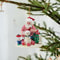 Christmas Tree Decor Pendant, 2D Acrylic Santa Claus, Daily Life Holiday Ornament, Navidad New Year Decorations