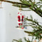 Christmas Tree Decor Pendant, 2D Acrylic Santa Claus, Daily Life Holiday Ornament, Navidad New Year Decorations